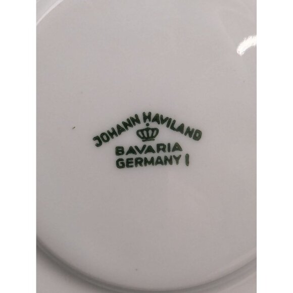 Johann Haviland Forever Spring Pattern Lot of 4 Porcelain Replacement Saucers - Picture 8 of 8